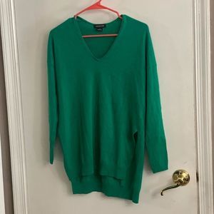Trouve Green Long Sleeve Sweater NWOT